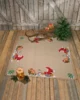 Broderikit Julemand med dyr 170 x 170 cm