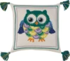 Broderikit Børnepude ugle 30 x 30 cm