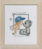 Broderikit Bamsekys Christoffer 19 x 23 cm