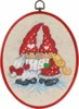 Broderikit Nissepar synger 20 x 26 cm