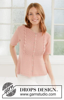 267-35 Pretty Jane Cardigan by DROPS Design