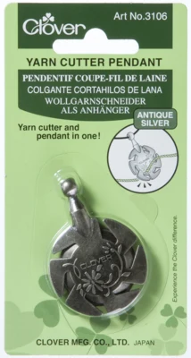 Clover Garn Cutter Antik, Sølv