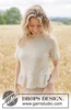 268-20 Vanilla Twirl Blouse by DROPS Design