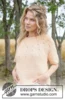 268-22 Peach Whisper Top by DROPS Design