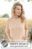 268-22 Peach Whisper Top by DROPS Design