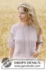 267-19 Rose Blossom Top by DROPS Design
