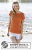 178-45 Orange Dream Top by DROPS Design