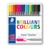 STAEDTLER Triplus fineliner 334, farvetusser, 15 stk