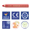 STAEDTLER Buddy 3-i-1 farveblyanter, 18 stk