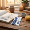 STAEDTLER mars lumograph akvarel grafitblyanter & pensel, 3 + 1 stk