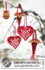 104-46 Mormors Julehjerte by DROPS Design
