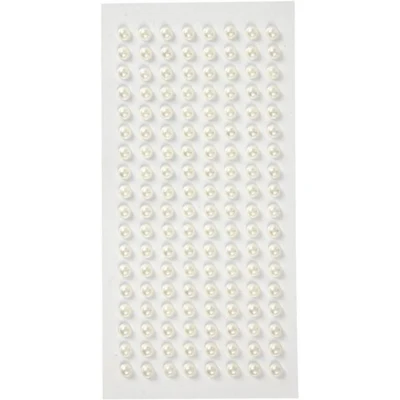 Selvklæbende Halv-perler