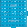 Hama Maxi stiftplade, transparent - Lille firkant 8224