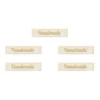 LindeHobby Handmade Label (7 cm x 1 cm), 5 stk