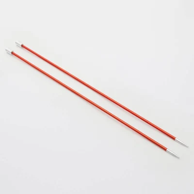 KnitPro Zing enkeltspidsede strikkepinde sæt 25 cm / 10"