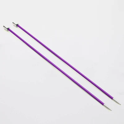 KnitPro Zing enkeltspidsede strikkepinde sæt 25 cm / 10"