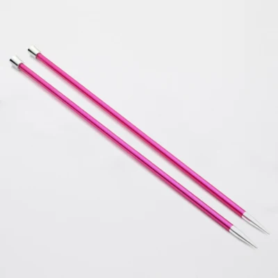 KnitPro Zing enkeltspidsede strikkepinde sæt 25 cm / 10"