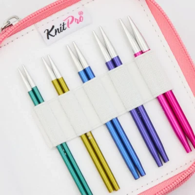 KnitPro Zing Special Udskiftelige Rundpindesæt, Startpakke, 10 cm