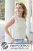 258-7 French Love Top by DROPS Design