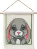 Broderikit MFK Kanin M 5119/18 16 x 18 cm