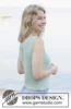 258-27 Mint Serenity Top by DROPS Design